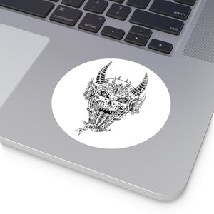 Demon Skull Stickers