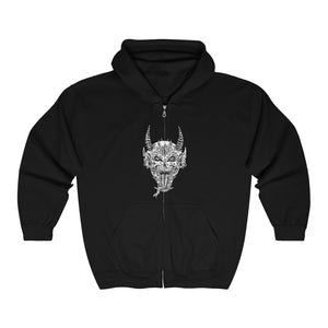 Open image in slideshow, Demon Skull Hoodie
