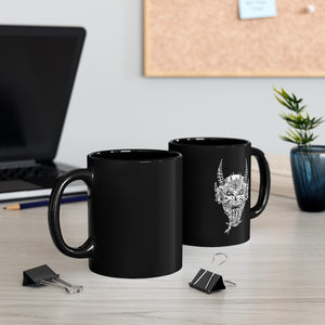 Demon Skull 11oz Black Mug